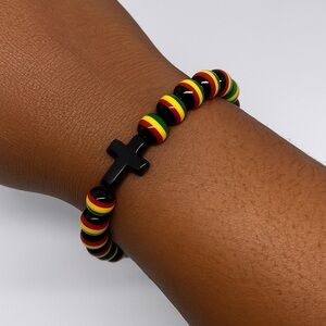 Jamaican Reggae Beaded Bracelet – Wear the Spirit of Freedom & Unity